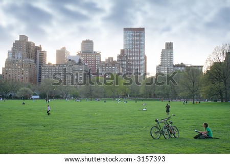 Central Park, New York City,Manhattan,United states of  America