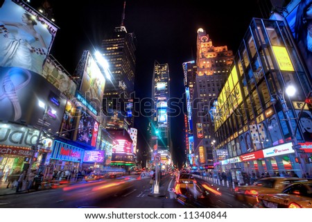 new york city times square. stock photo : New york city