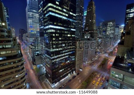 Park avenue,Manhattan midtown,New York city,United states of America