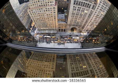 42nd street - view from hotel, grand central area, Manhattan,New York City,United states of America