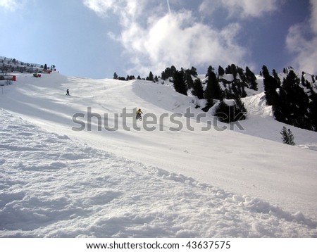 Extreme mountain biking on the steepest ski run in Austria