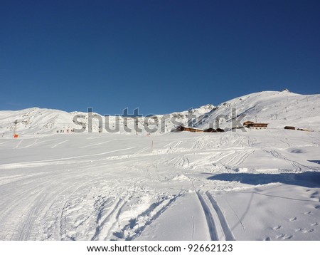 ski resort with a chairlift in the background