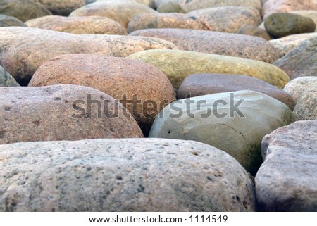 large stones outside of my window