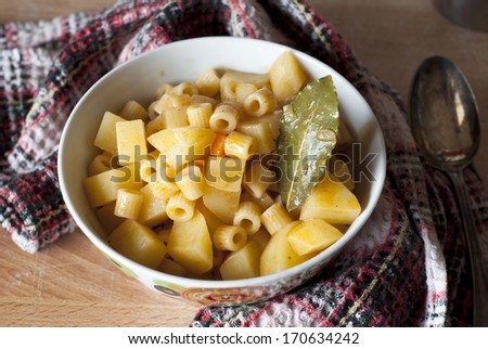 pasta and potatoes