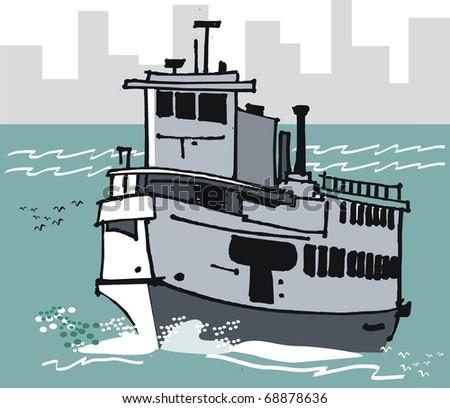 ferry illustration