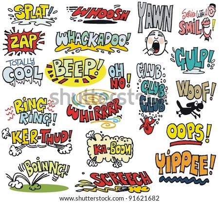 Comic Book Exclamations