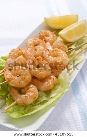 Prawns Skewers