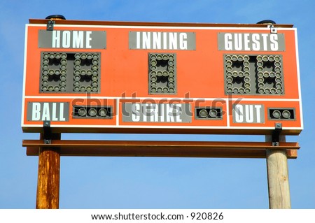 Baseball Score Board