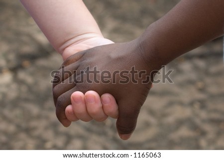 stock photo : Children Holding Hands