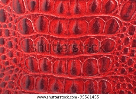 exotic red natural leather texture