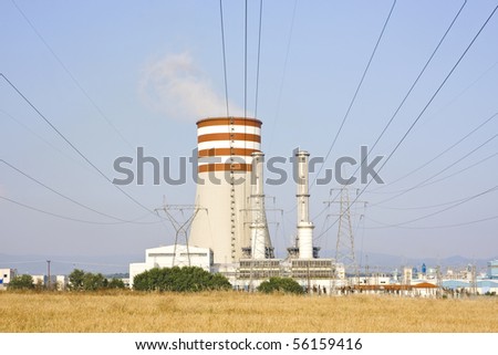 Natural gas electricity power station
