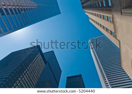 Looking Up at the Skyscrapers