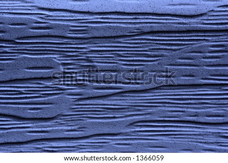abstract wooden structure - blue mockup of wood grain on a plastic material