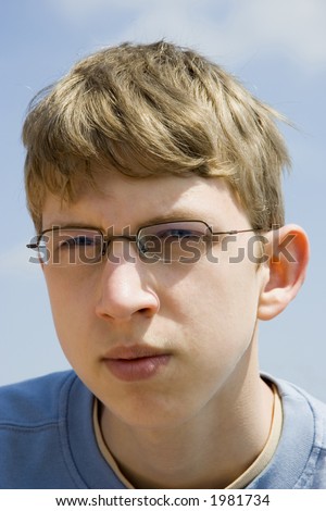 stock photo : teen with eyeglasses - casual wear. Save to a lightbox ▼ stock photo : teen with eyeglasses - casual wear. Save to a lightbox ▼