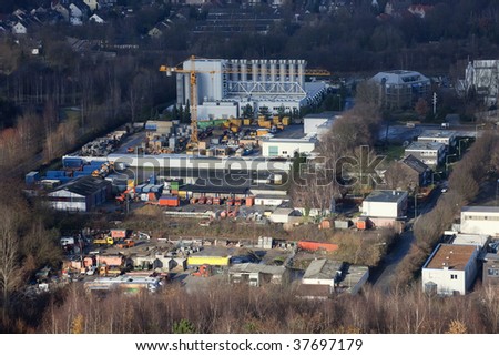 Modern Chemical Plant - Recklinghausen, North Rhine-Westphalia, Germany