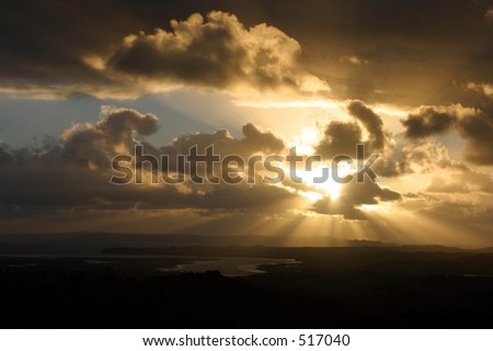 New Zealand Sunset Bay of Islands