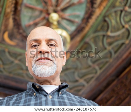 Senior Arabic Pakistani man portrait