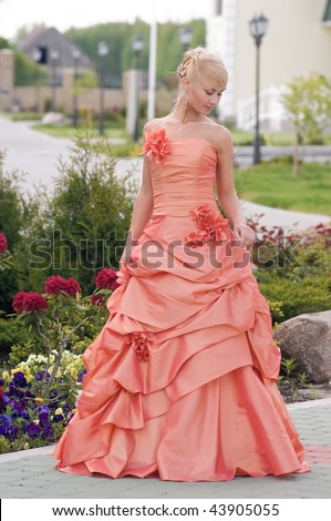 coral coloured dresses