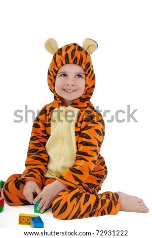 boy with tiger