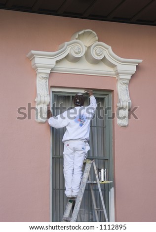 Painting historic building Charleston, SC