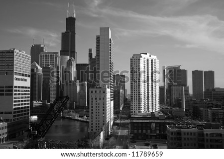 Chicago Black White