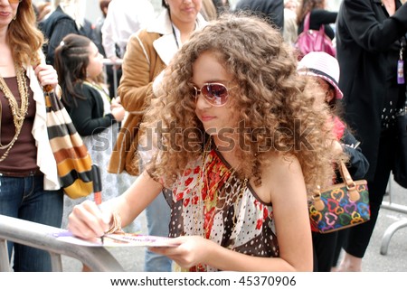 HOLLYWOOD, CA- APRIL 2: Actress Madison Pettis attends the premiere of \