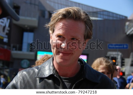 HOLLYWOOD, CA-JUNE 12: Actor Cary Elwes (center) attends the premiere of \'Mr. Popper\'s Penguins\' at Grauman\'s Chinese Theatre on June 12, 2011 in Hollywood, California.