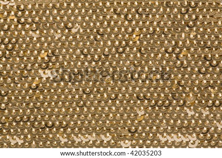 Background with gold sequins.