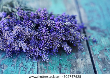Beautiful, large bouquet of lavender