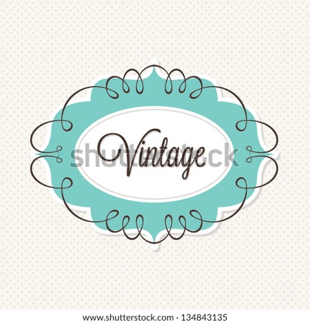 Decorative Vintage Frame Decorative Vintage Frame