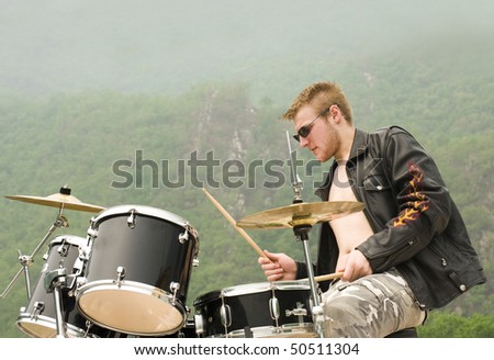 drummer photo shoot