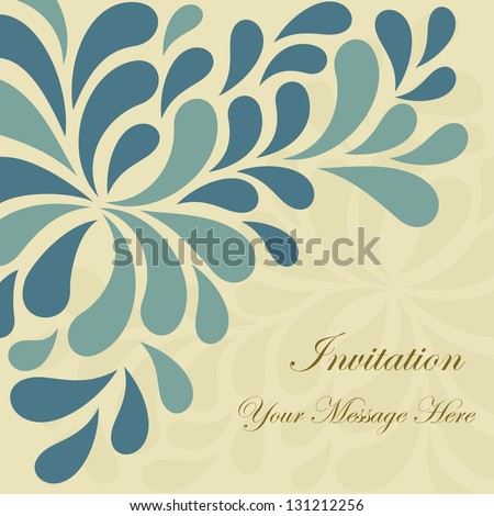 Beautiful floral invitation cards Beautiful floral invitation cards