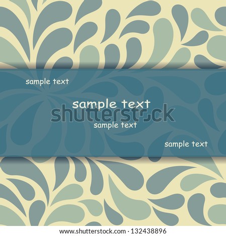 Beautiful floral invitation card Beautiful floral invitation card