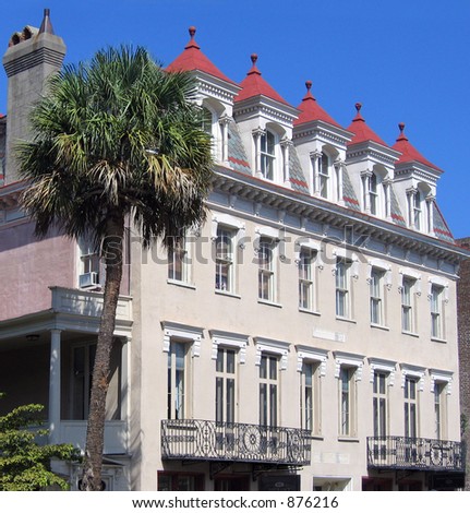 Exceptional Second Empire style structure with Mansard roof, Charleston, SC