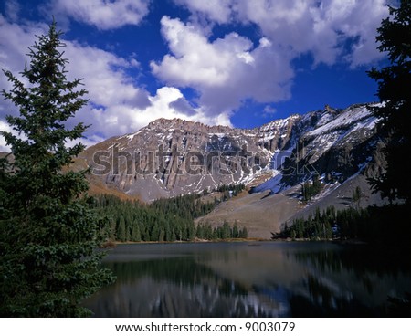 Alta lake in the Uncompahgre National Forest, Colorado.