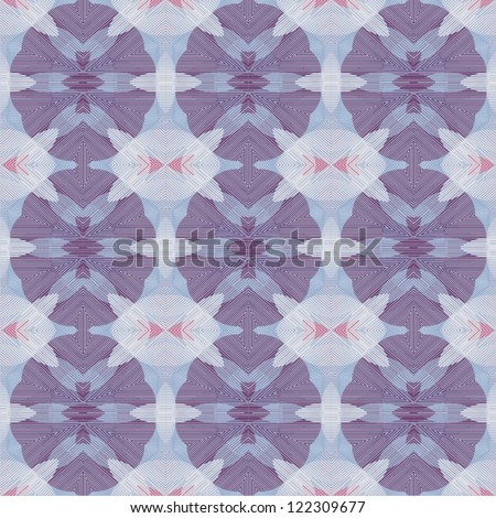 Seamless Ornamental Lace Flower Pattern Stock Vector Illustration