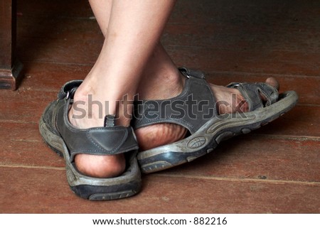 Boy In Sandals