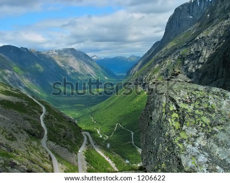 Beautiful Pictures Of Norway. stock photo : Beautiful valley