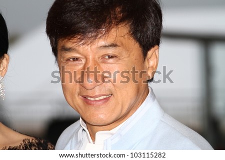 CANNES, FRANCE - MAY 18: Jackie Chan attend the \'Chinese Zodiac\' photocall during the 65th Cannes Film Festival at Carlton Hotel on May 18, 2012 in Cannes, France.