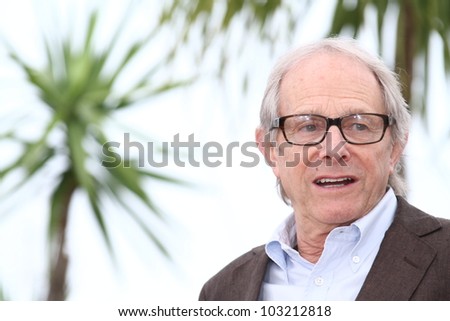 CANNES, FRANCE - MAY 22: Director Ken Loach poses at the \'The Angels\' Share\' photocall during the 65th Annual Cannes Film Festival at Palais des Festivals on May 22, 2012 in Cannes, France.