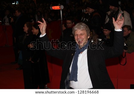 BERLIN, GERMANY - FEBRUARY 12: Andreas Dresen attends the \'Side Effects\' Premiere during the 63rd Berlinale Festival at Berlinale Palast on February 12, 2013 in Berlin, Germany