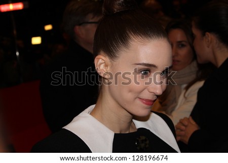 BERLIN, GERMANY - FEBRUARY 12:  Rooney Mara attends the \'Side Effects\' Premiere during the 63rd Berlinale Festival at Berlinale Palast on February 12, 2013 in Berlin, Germany