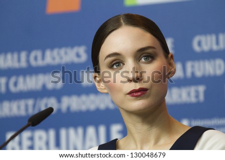 BERLIN, GERMANY - FEBRUARY 12:  Rooney Mara attends the \'Side Effects\' Press Conference during the 63rd Berlinale  Festival at the Grand Hyatt Hotel on February 12, 2013 in Berlin, Germany.