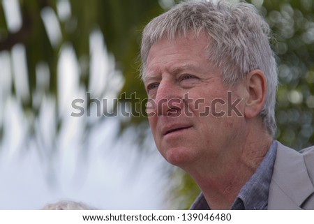 CANNES, FRANCE - MAY 17: Camera D\'Or juror Regis Wargnier attends jury Camera D\'Or Photocall during the 66th Annual Cannes Film Festival at the Palais des Festivals on May 17, 2013 in Cannes, France.