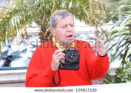 CANNES, FRANCE - MAY 23: Jerry Lewis attends the 'Max Rose' photocall during The 66th Annual Cannes Film Festival at the Palais des Festivals on May 23, 2013 in Cannes, France.