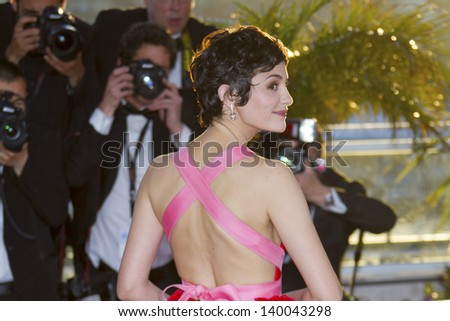 CANNES, FRANCE - MAY 26: Audrey Tautou attends the Palme D\'Or Winners Photocall during the 66th  Cannes Film Festival at the Palais des Festivals on May 26, 2013 in Cannes, France.