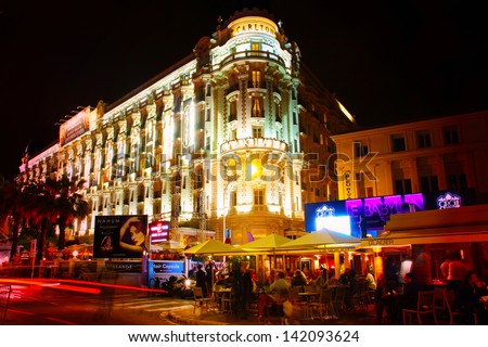 CANNES, FRANCE - MAY 25: A general view of Hotel CARLTON CANNES during the 66th Annual Cannes Film Festival on May 25, 2013 in Cannes, France.