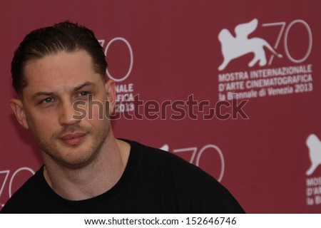 VENICE, ITALY - SEPTEMBER 02: Actor Tom Hardy attends the \'Locke\' Photocall during the 70th Venice International Film Festival at the Palazzo del Casino on September 2, 2013 in Venice, Italy.