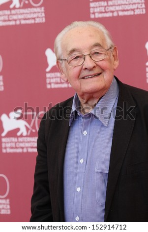 VENICE, ITALY - SEPTEMBER 05: Director Andrzej Wajda attends 'Walesa. Man of Hope' Photocall during The 70th Venice  Film Festival at the Palazzo Del Casino on September 5, 2013 in Venice, Italy