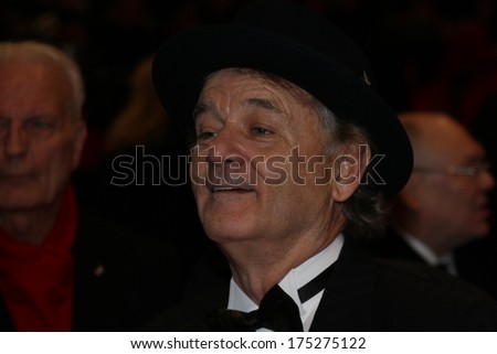 BERLIN, GERMANY - FEBRUARY 06: Bill Murray     attends \'The Grand Budapest Hotel\' Premiere during the 64th Berlinale Film Festival at Palast on February 6, 2014 in Berlin, Germany